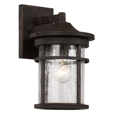 Trans Globe Lighting 40380 RT Avalon 11" Outdoor Rust Transitional Wall Lantern